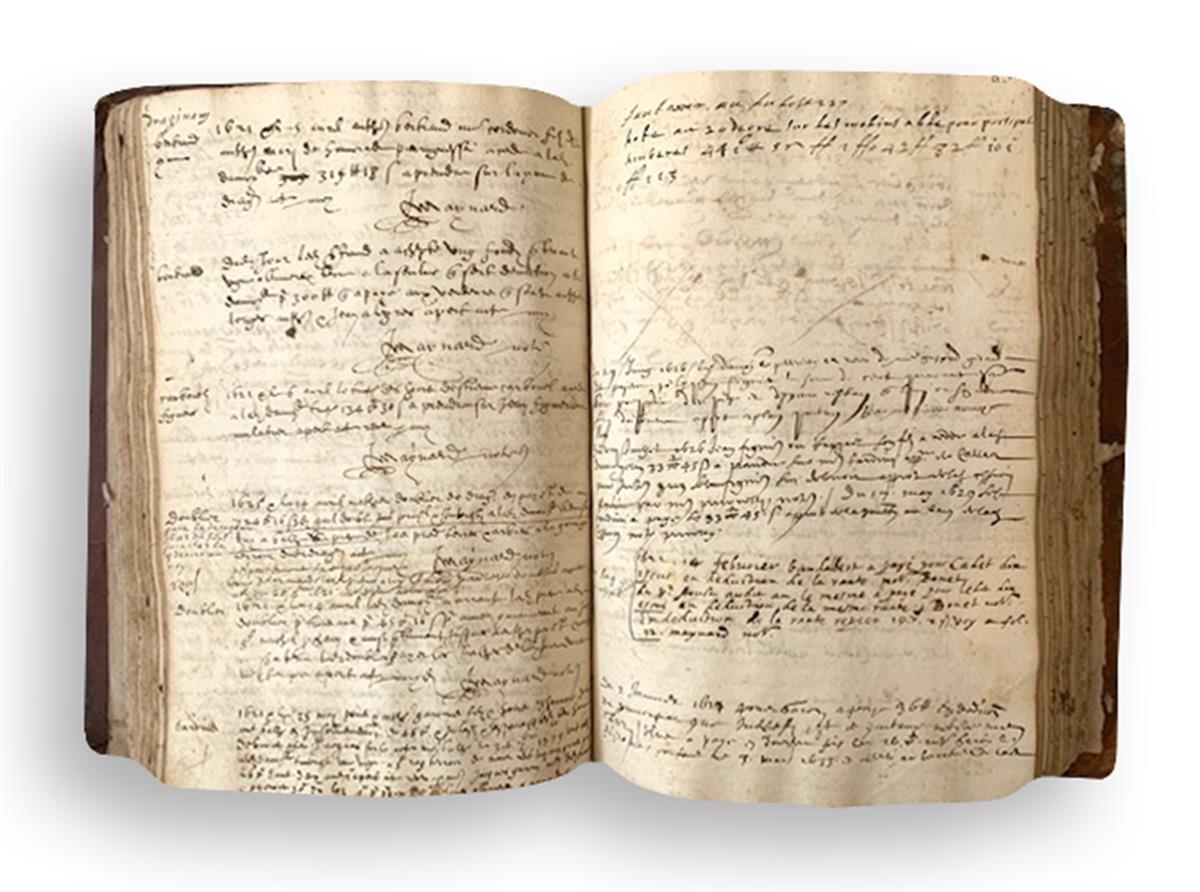 Manuscript, Notaire Royal.